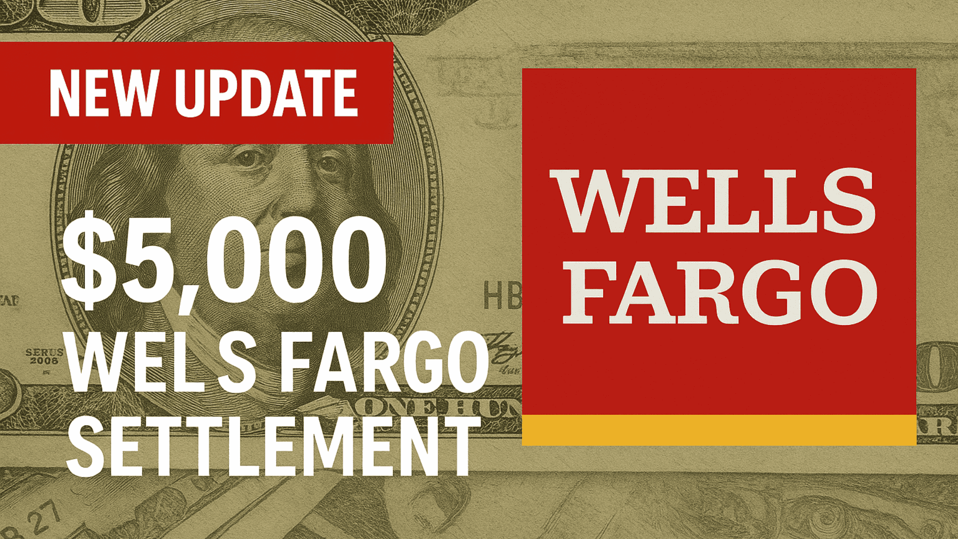 $5,000 Wells Fargo Settlement